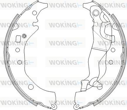 Woking Z4292.01 - Ganascia freno autozon.pro