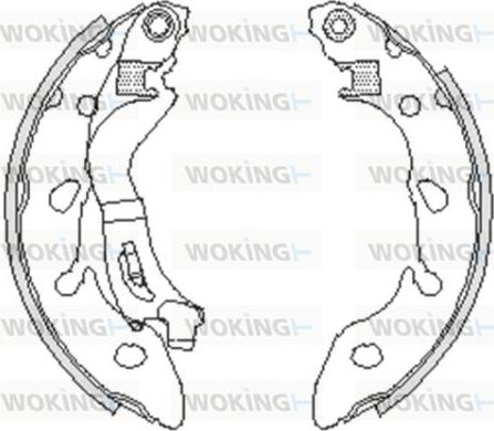 Woking Z4249.00 - Ganascia freno autozon.pro