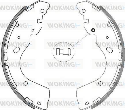 Woking Z4246.00 - Ganascia freno autozon.pro