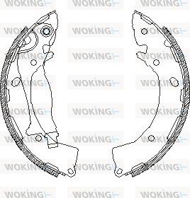 Woking Z4248.01 - Ganascia freno autozon.pro