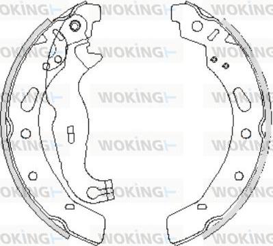 Woking Z4242.00 - Ganascia freno autozon.pro