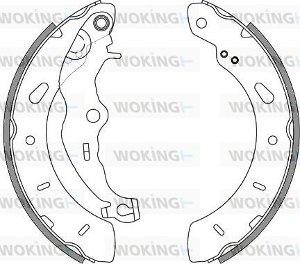 Woking Z4256.00 - Ganascia freno autozon.pro