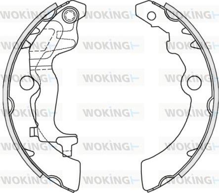 Woking Z4251.00 - Ganascia freno autozon.pro