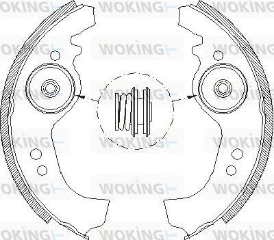 Woking Z4258.01 - Ganascia freno autozon.pro