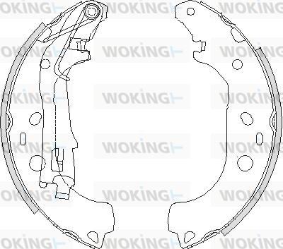 Woking Z4206.00 - Ganascia freno autozon.pro