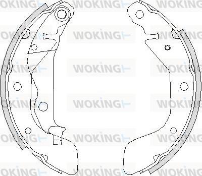 Woking Z4208.00 - Ganascia freno autozon.pro