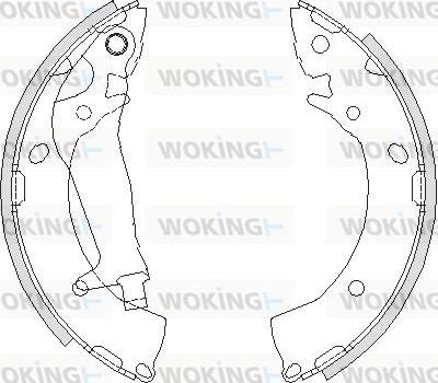 Woking Z4203.00 - Ganascia freno autozon.pro