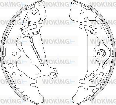 Woking Z4219.00 - Ganascia freno autozon.pro