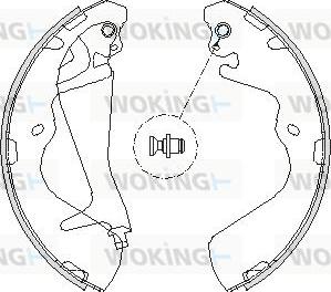 Woking Z4215.00 - Ganascia freno autozon.pro