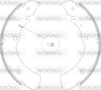 Woking Z4216.00 - Ganascia freno autozon.pro