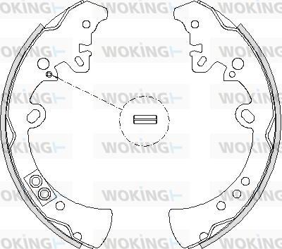 Woking Z4218.00 - Ganascia freno autozon.pro