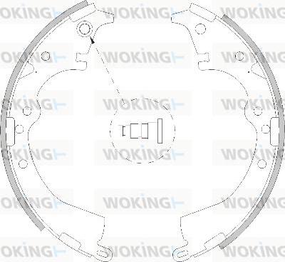 Woking Z4217.00 - Ganascia freno autozon.pro