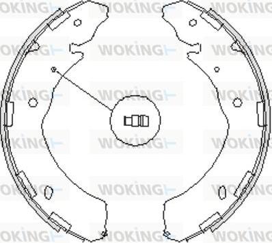 Woking Z4236.00 - Ganascia freno autozon.pro