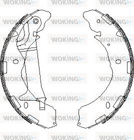 Woking Z4236.02 - Ganascia freno autozon.pro