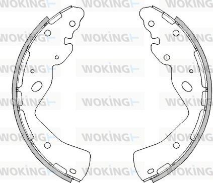 Woking Z4232.01 - Ganascia freno autozon.pro