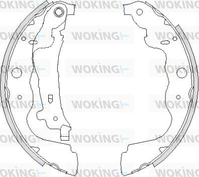 Woking Z4237.00 - Ganascia freno autozon.pro