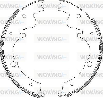 Woking Z4226.00 - Ganascia freno autozon.pro