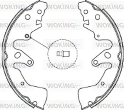 Woking Z4228.00 - Ganascia freno autozon.pro