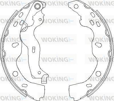 Woking Z4227.00 - Ganascia freno autozon.pro