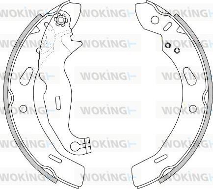 Woking Z4278.00 - Ganascia freno autozon.pro