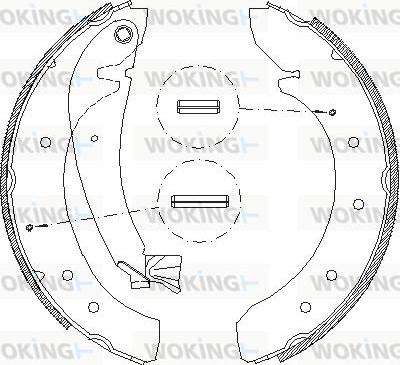 Woking Z4719.00 - Ganascia freno autozon.pro