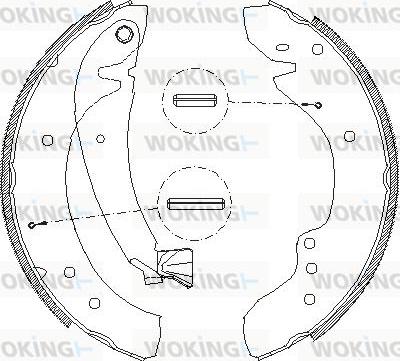 Woking Z4718.00 - Ganascia freno autozon.pro