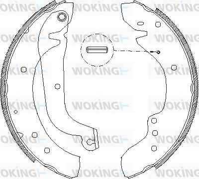 Woking Z4718.01 - Ganascia freno autozon.pro