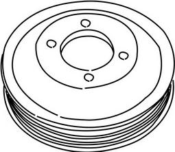 WXQP 150827 - Puleggia, Pompa acqua autozon.pro