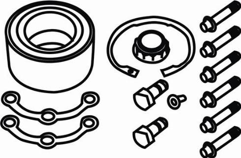 WXQP 161343 - Kit cuscinetto ruota autozon.pro