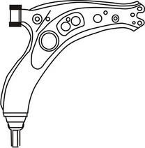 WXQP 361985 - Braccio oscillante, Sospensione ruota autozon.pro