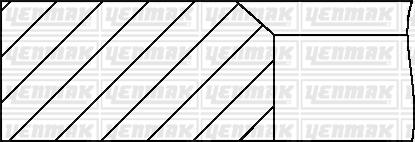 Yenmak 91-09929-000 - Kit fasce elastiche autozon.pro