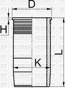 Yenmak 51-05604-000 - Canna cilindro autozon.pro