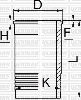 Yenmak 51-05273-000 - Canna cilindro autozon.pro