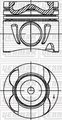 Yenmak 39-04676-000 - Pistone autozon.pro