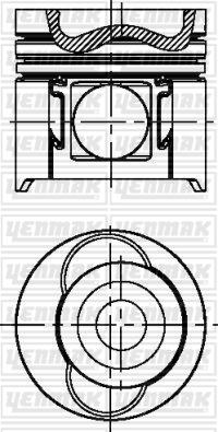 Yenmak 31-04664-000 - Pistone autozon.pro