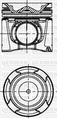 Yenmak 31-04665-000 - Pistone autozon.pro