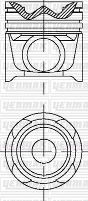 Yenmak 31-04666-000 - Pistone autozon.pro