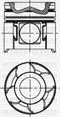 Yenmak 31-04661-000 - Pistone autozon.pro