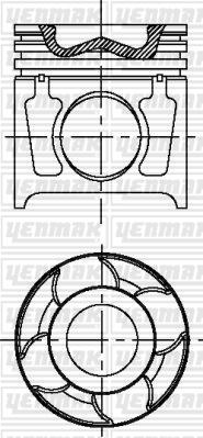 Yenmak 31-04663-000 - Pistone autozon.pro