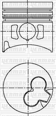 Yenmak 31-04608-000 - Pistone autozon.pro