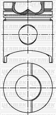 Yenmak 31-04867-000 - Pistone autozon.pro