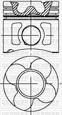 Yenmak 31-04333-000 - Pistone autozon.pro