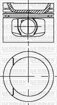 Yenmak 31-04328-000 - Pistone autozon.pro