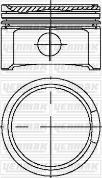 Yenmak 31-04299-000 - Pistone autozon.pro