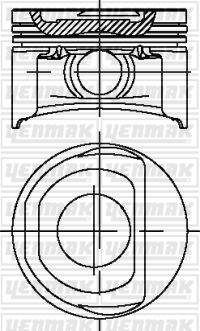 Yenmak 31-04266-000 - Pistone autozon.pro