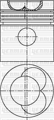 Yenmak 31-03445-000 - Pistone autozon.pro