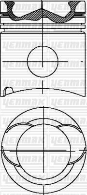 Yenmak 31-03597-000 - Pistone autozon.pro