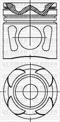 Yenmak 31-03566-000 - Pistone autozon.pro