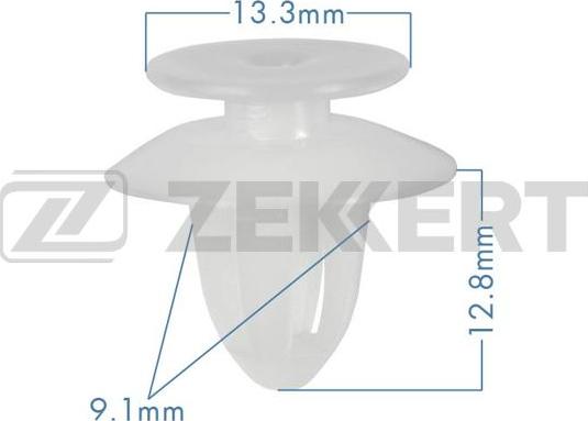 Zekkert BE-1211 - Clip, Fregio / Modanatura protettiva autozon.pro