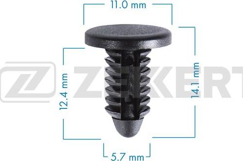 Zekkert BE-1235 - Clip, Fregio / Modanatura protettiva autozon.pro